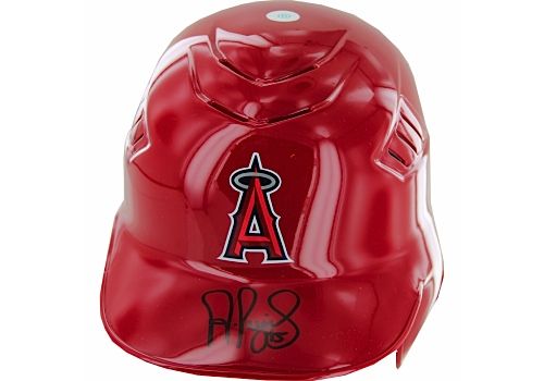 Albert Pujols Autographed Los Angeles Angels Batting Helmet (MLB Auth)